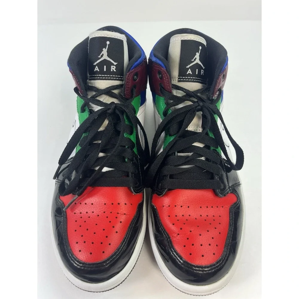 Nike Air Jordan 1 Mid SE Women's Size 7 Black White University Red DB5454-001